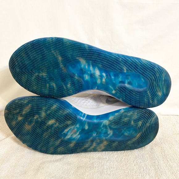 Nike KD 12 Warriors Home White/Blue size 14 MEN’S BASKETBALL SHOES - Picture 6 of 8